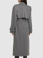 THE ATTICO Belted Long Trench Coat