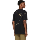 Haider Ackermann Black Floral Embroidered T-Shirt