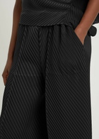 Issey Miyake Pleated Crepe-plissé Trousers Black