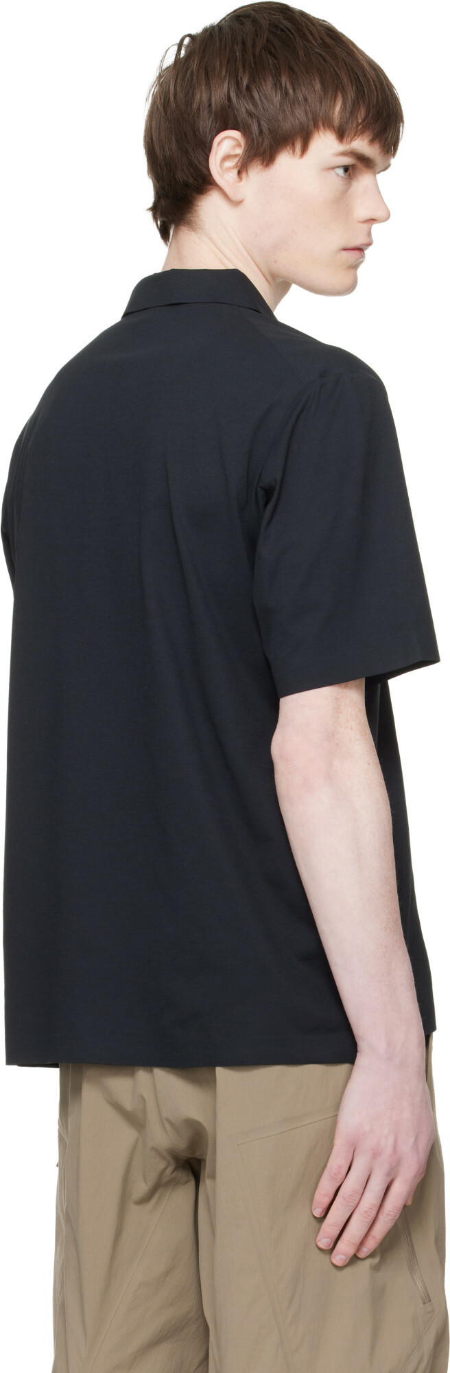 Veilance Black Metron S/S Polo