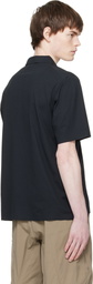 Veilance Black Metron S/S Polo