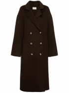 LOULOU STUDIO Borneo Double Breast Wool Long Coat