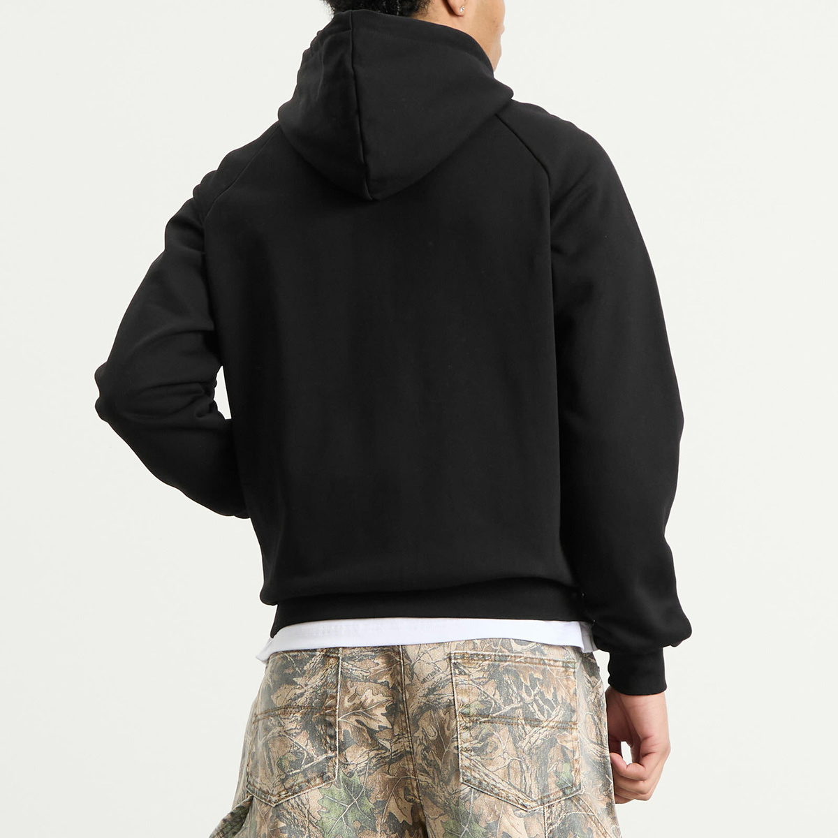 Butter Goods Men's Patchwork Zip Hoodie in Black