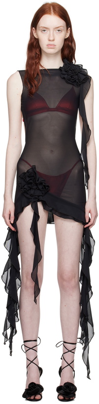 Photo: Fancì Club Black 'The White Apple' Minidress