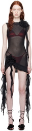 Fancì Club Black 'The White Apple' Minidress