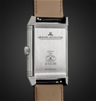 JAEGER-LECOULTRE - Reverso Classic Large Duoface Hand-Wound 28mm Stainless Steel and Leather Watch, Ref. No. JLQ3848420consMSNET60 - Silver