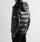 Moncler - Maya Quilted Shell Hooded Down Jacket - Black