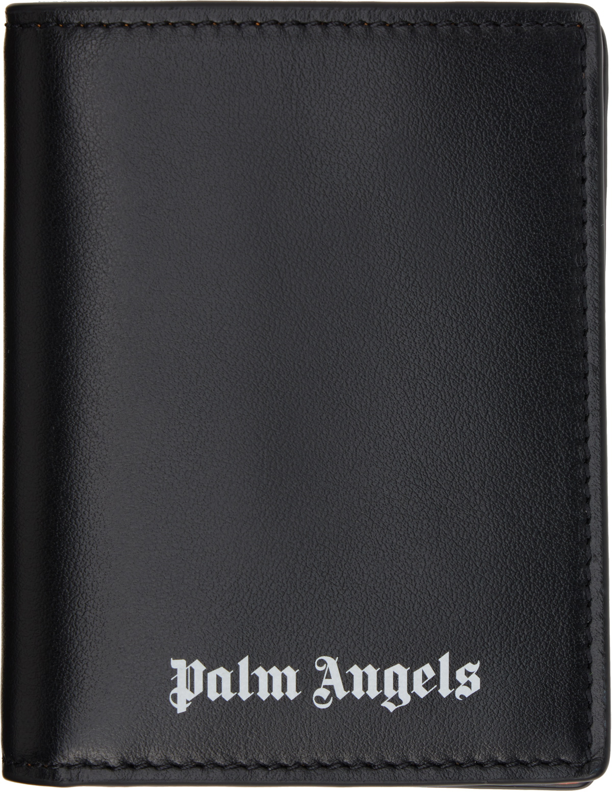 Palm Angels Black Classic Logo Bifold Wallet