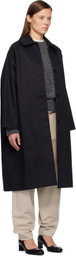 CASEY CASEY Black Carlyle Trench Coat