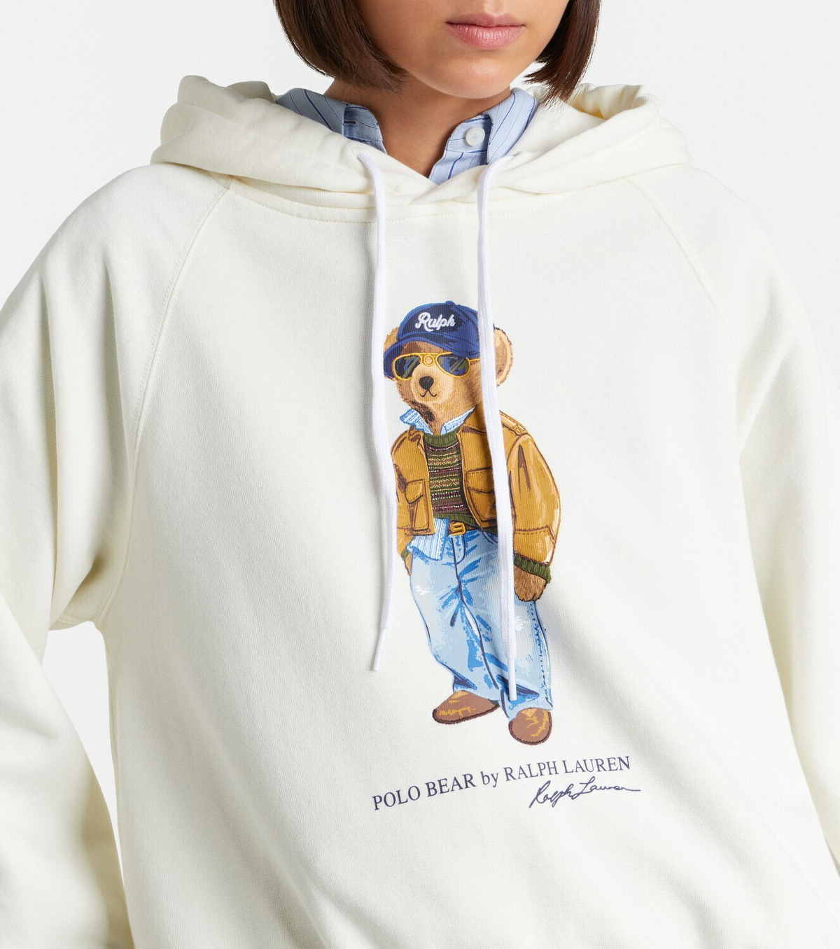 Polo Ralph Lauren Polo Bear cotton-blend jersey hoodie