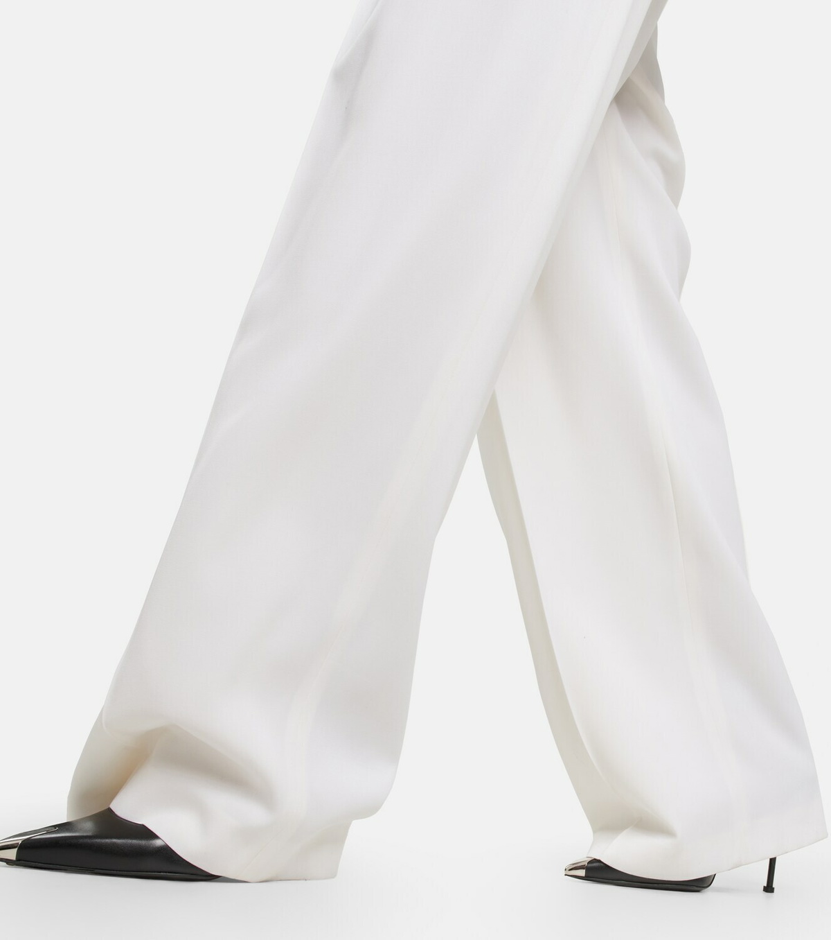 Alexander McQueen Military Cuff tailored trousers - White