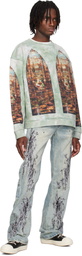 Who Decides War Green Eden Crewneck Sweatshirt