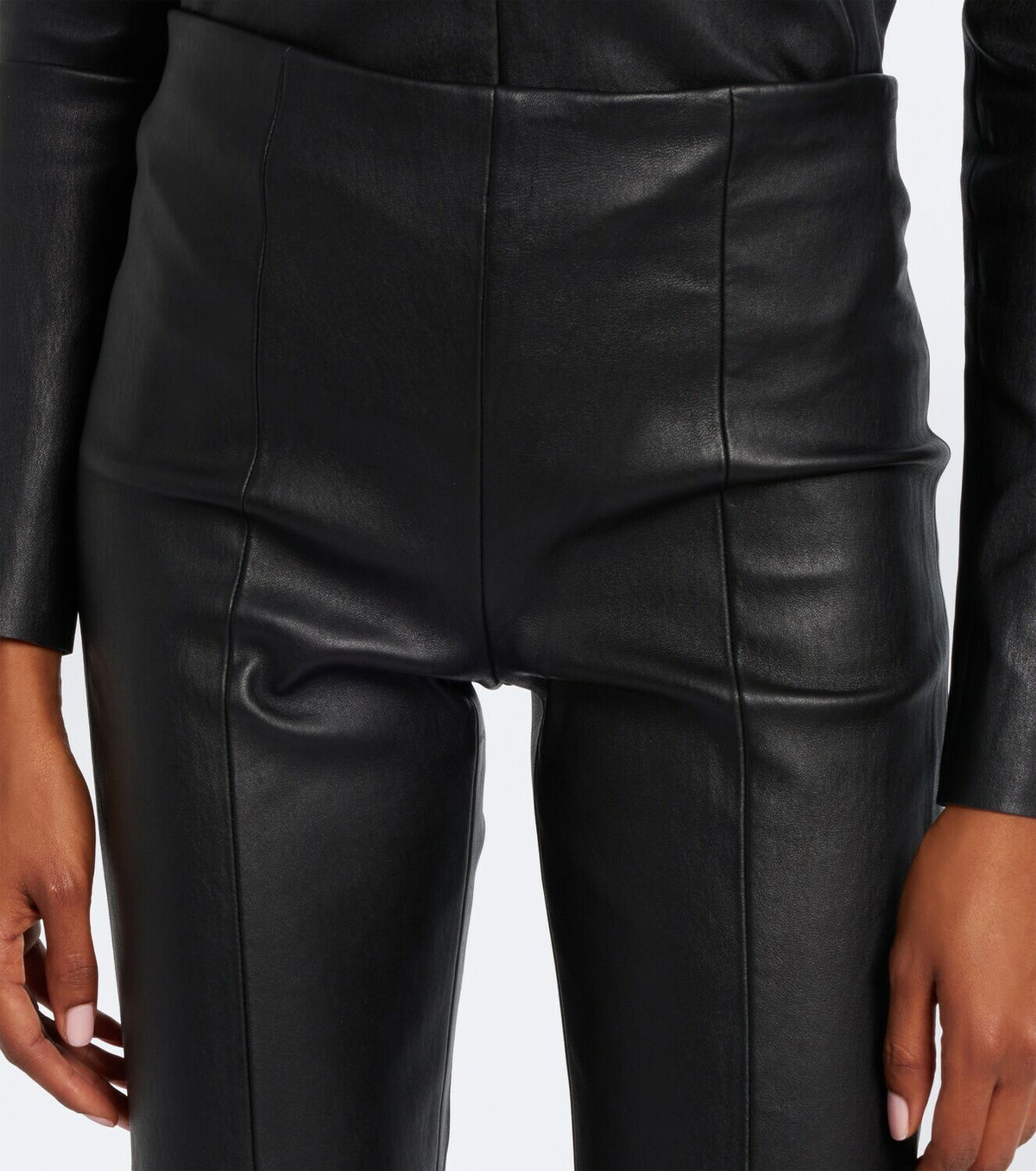 Stouls Gege leather flared pants