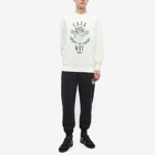 Casablanca Men's Casa Way Embroidered Crew Sweat in Off White