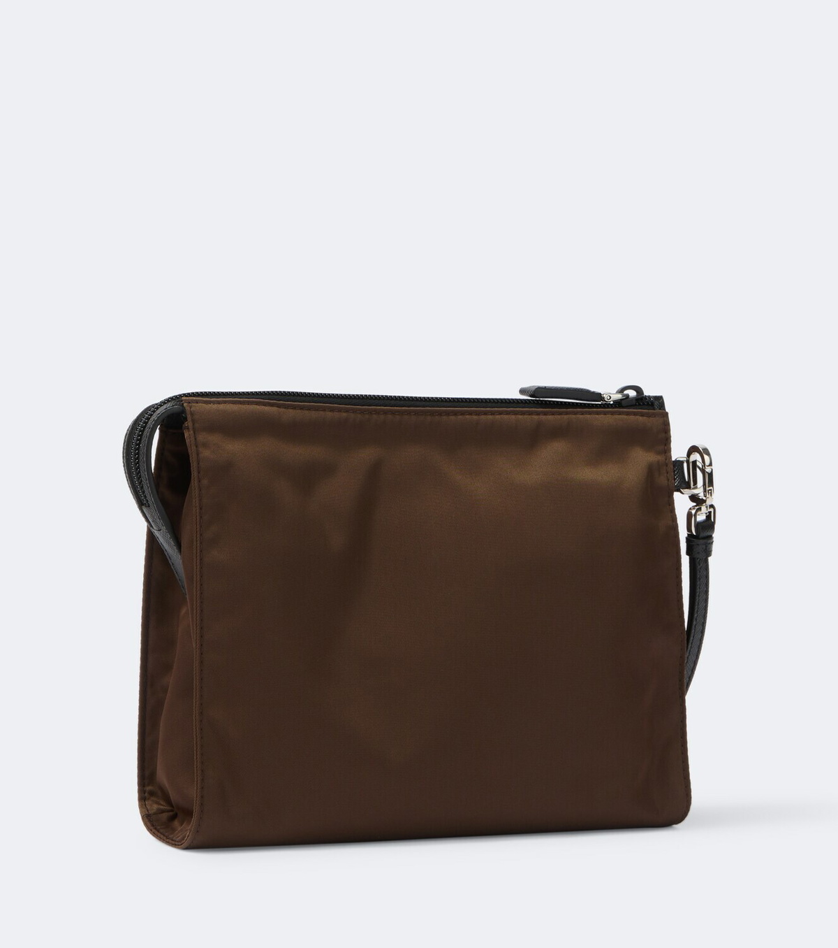 Prada Re-Nylon leather-trimmed pouch