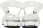 Miharayasuhiro White Sneaker Heel Belted Sandals