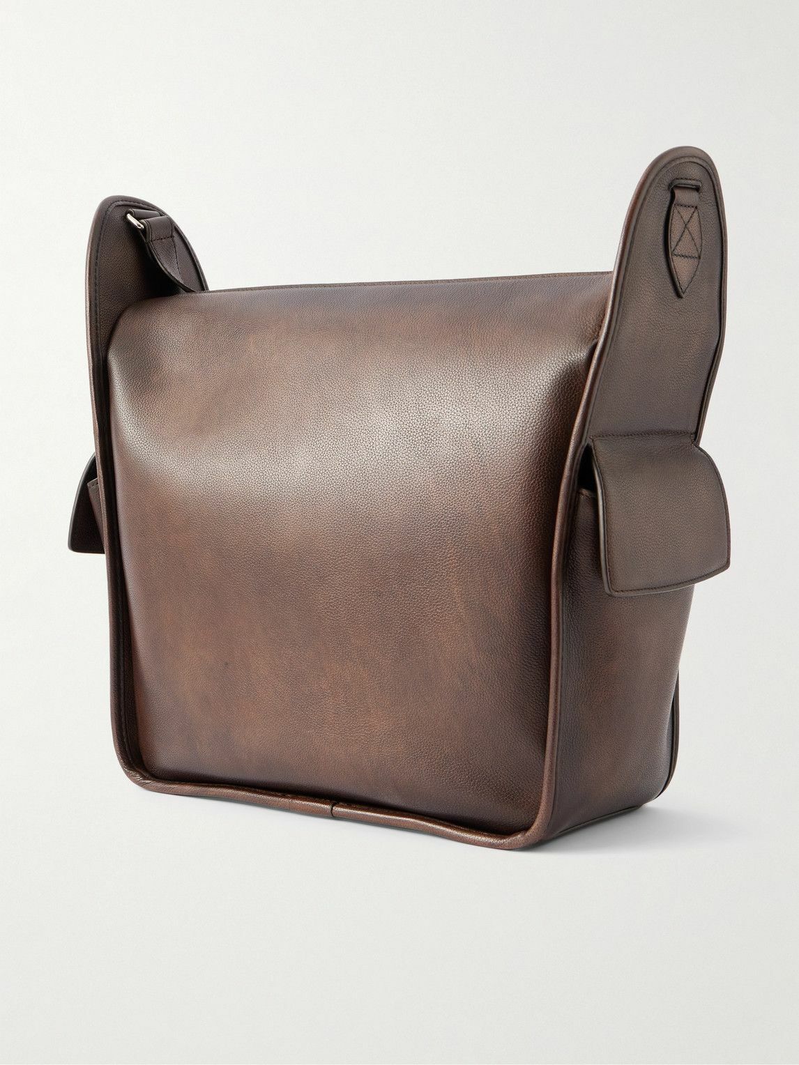 Berluti - Périple Scritto Full-Grain Venezia Leather Messenger Bag