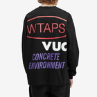 WTAPS Men's 12 Long Sleeve Printed T-Shirt in Black