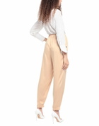 Manila Grace Womens Pants in Beige