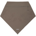 Satisfy Taupe PeaceShell Ice Bandana Scarf