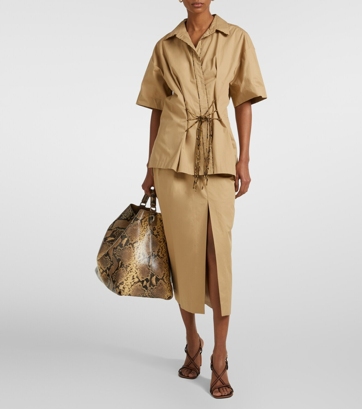 Dries Van Noten Leather shoulder bag