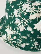 Polo Ralph Lauren - Wimbledon Logo-Embroidered Reversible Cotton-Twill Bucket Hat - White