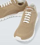 Kiton Logo knitted sneakers