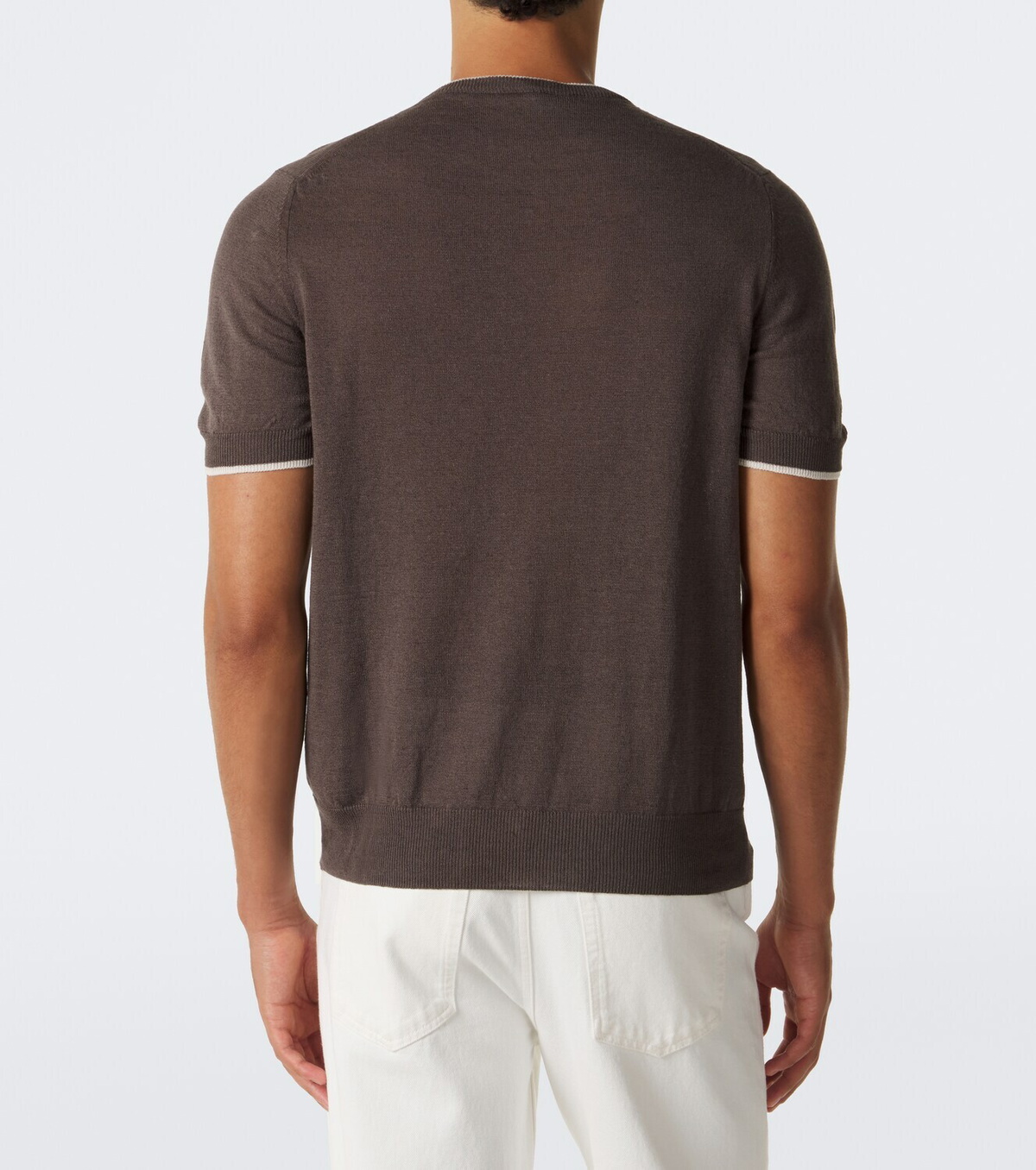 Fedeli Knitted linen and cotton sweater