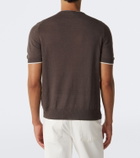 Fedeli Knitted linen and cotton sweater