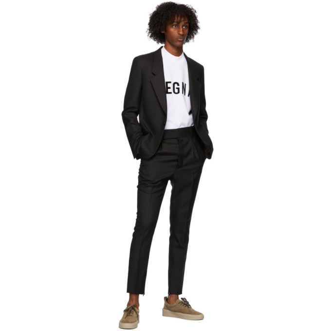 Fear of God Ermenegildo Zegna Black Wool Single-Breasted Blazer