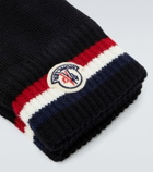 Moncler Logo virgin wool gloves