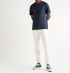 NN07 - Paul Cotton and Modal-Blend Piqué Polo Shirt - Blue