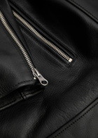 Nudie Jeans Eddy Rider Leather Jacket Black
