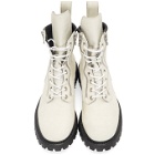 Julius Off-White Combat Boots