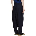 Issey Miyake Men Reversible Navy Stripe Trousers