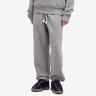 Acne Studios Women's Frack Face Sweatpants in Light Grey Melange