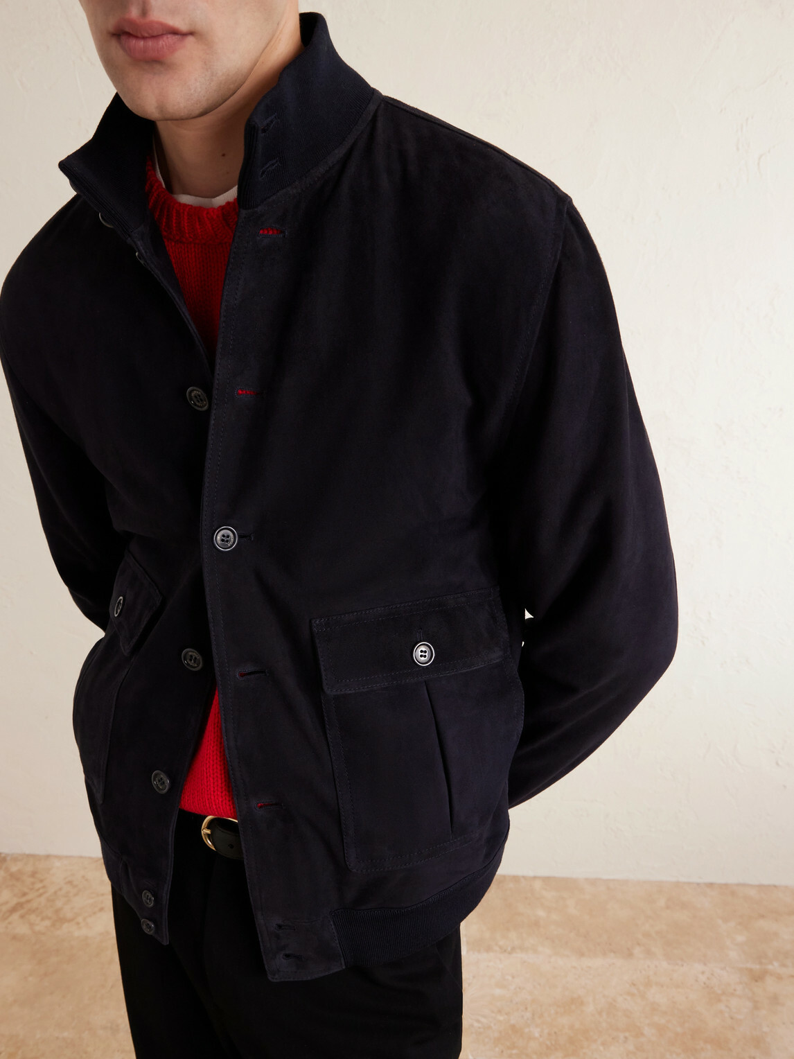 Valstar - Valstarino Suede Jacket - Blue