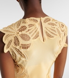 Ulla Johnson Idra lace-trimmed silk midi dress