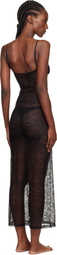 Yasmine Eslami Black Alice Maxi Dress