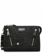 MOSCHINO - Soft Nappa Leather Pouch