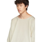 Jan-Jan Van Essche Off-White Striped Tunic T-Shirt