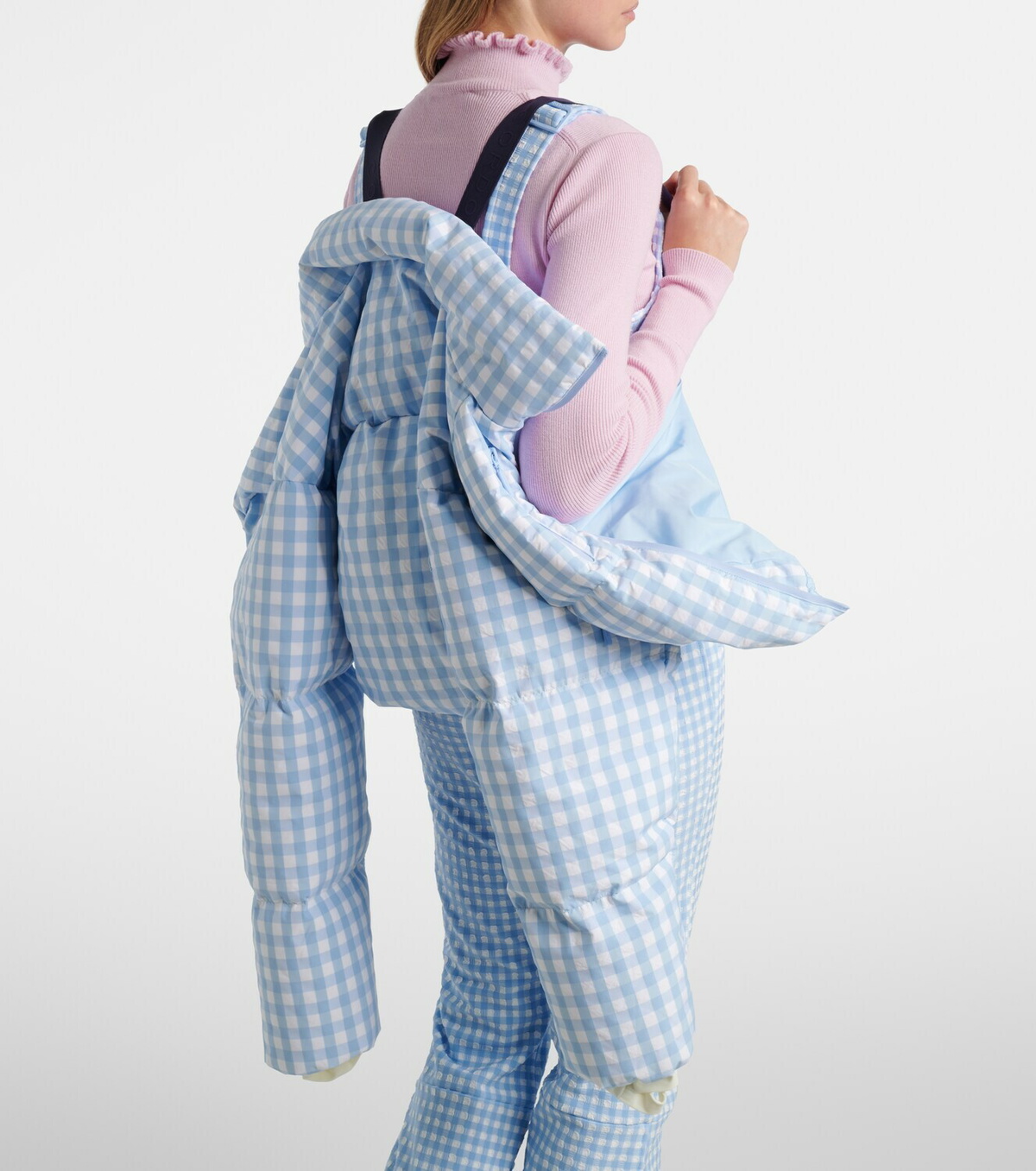 Cordova Cortina gingham down ski jacket
