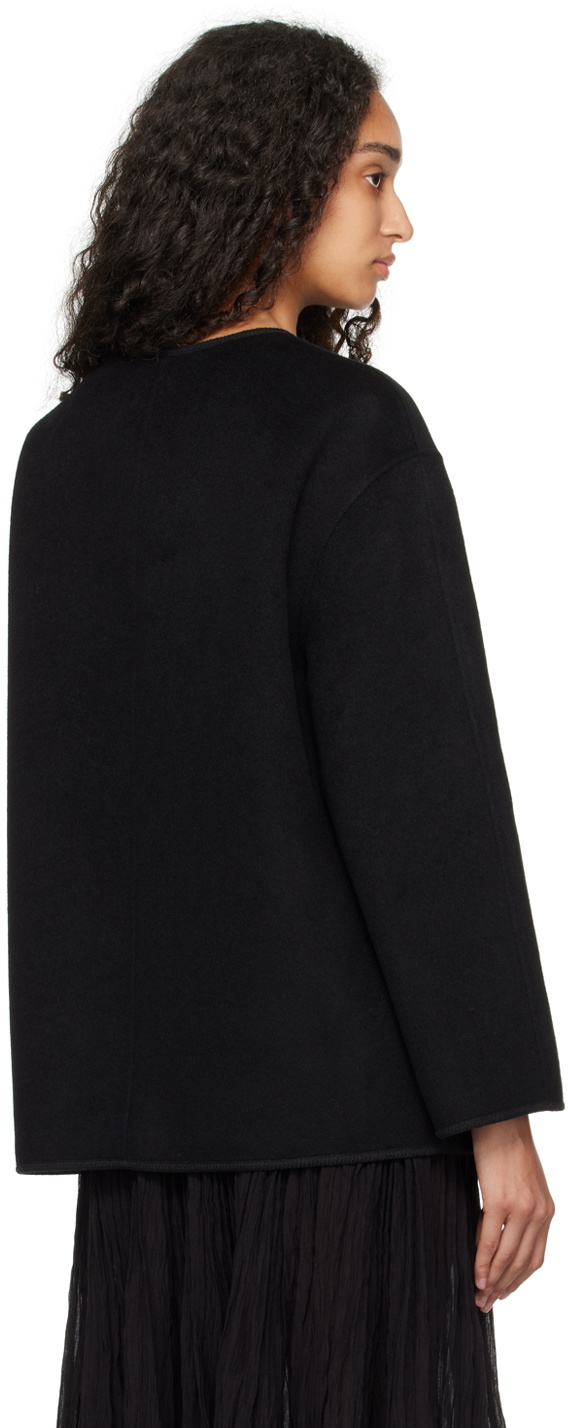 Róhe Black Traditional Closure Jacket Róhe