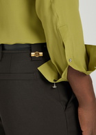Versace Wool and Mohair-blend Trousers Brown