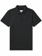 Reigning Champ - Solotex® Mesh Polo Shirt - Black