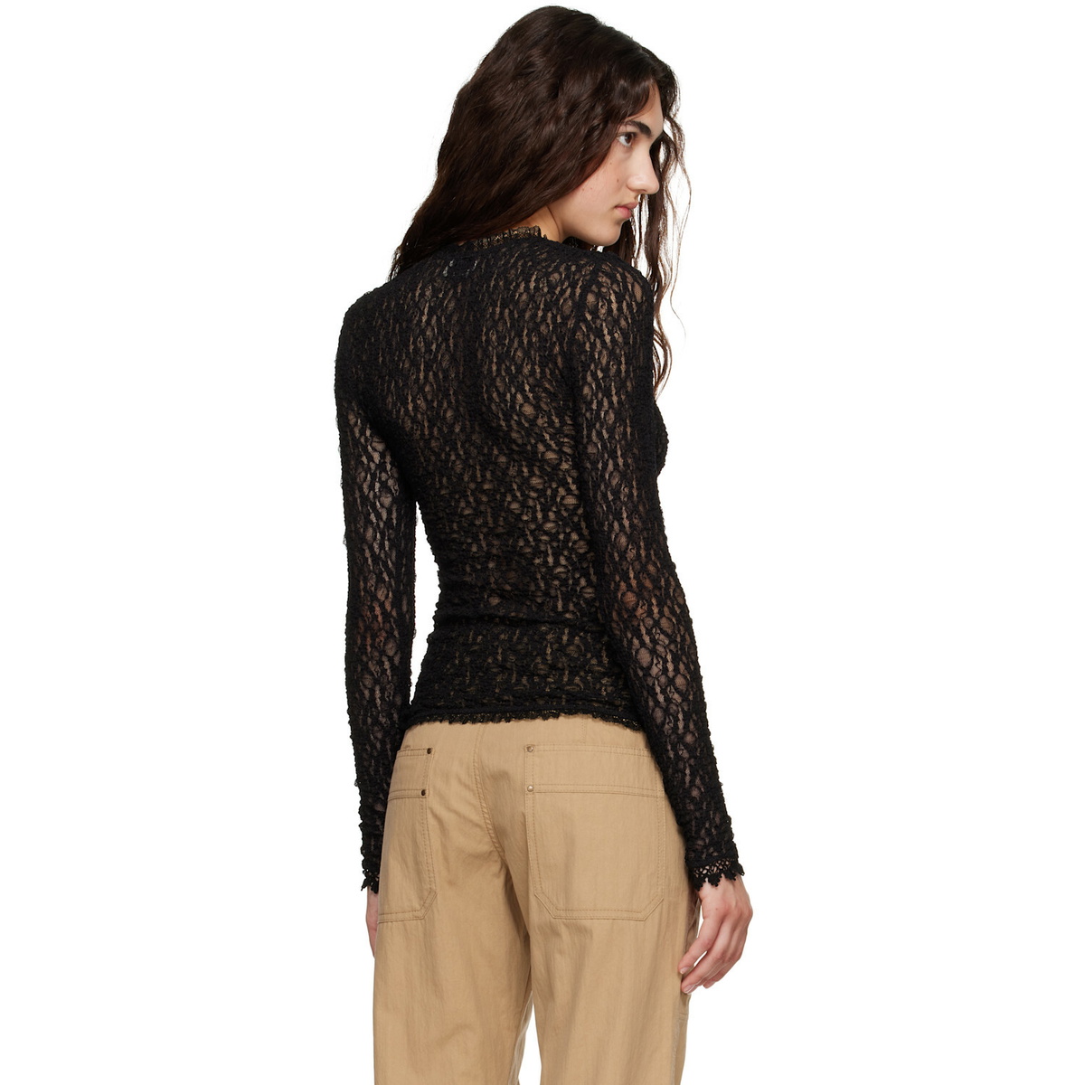 Isabel Marant Black Brany Top