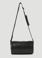 Versace - Greca Pattern Crossbody Bag in Black