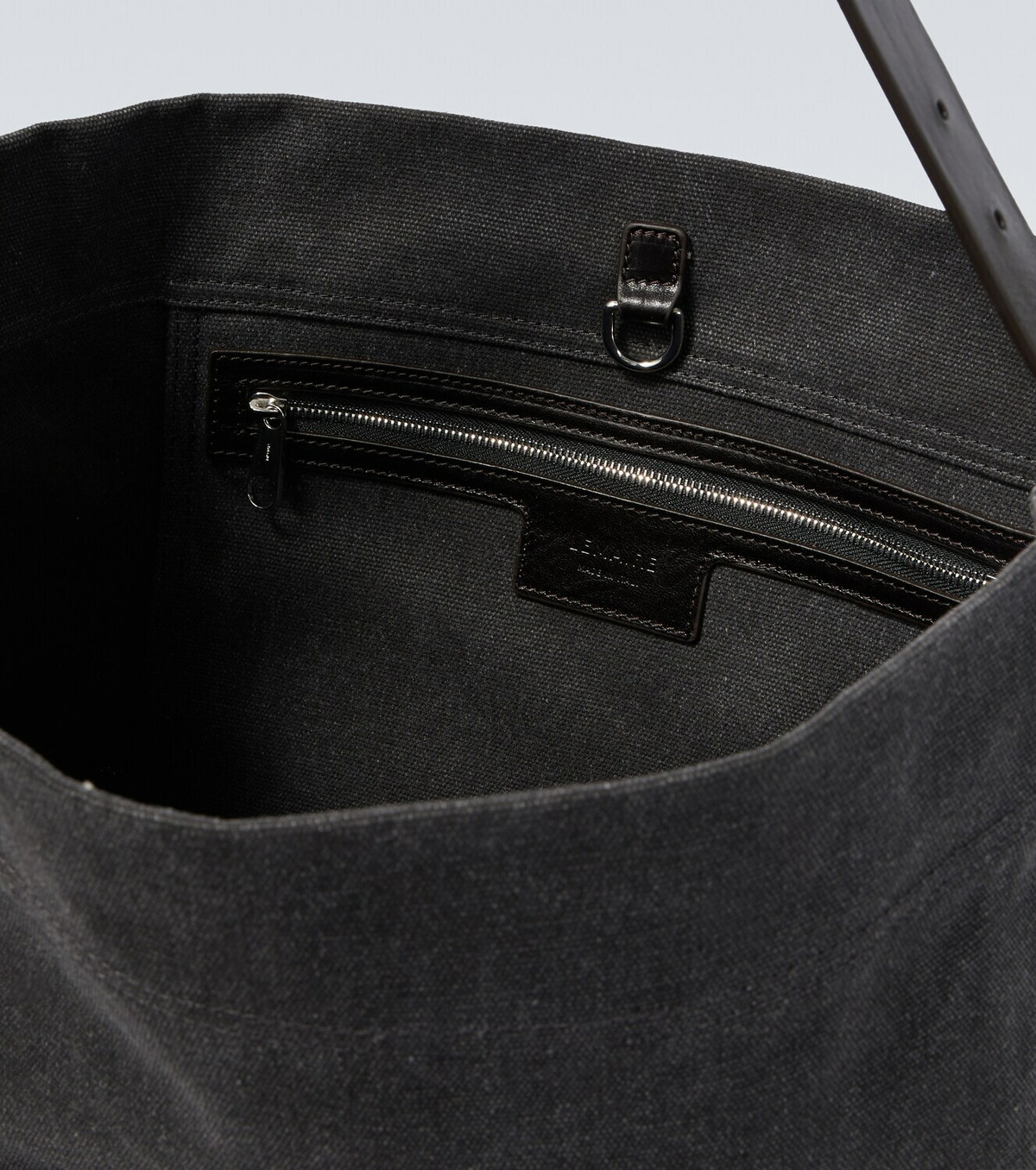 Lemaire Belted canvas tote bag