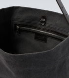 Lemaire Belted canvas tote bag