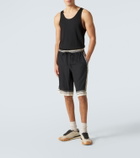 Dolce&Gabbana DG suede-trimmed sneakers